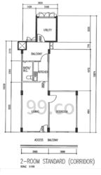 Blk 96 Crescent View (Queenstown), HDB 2 Rooms #580546541